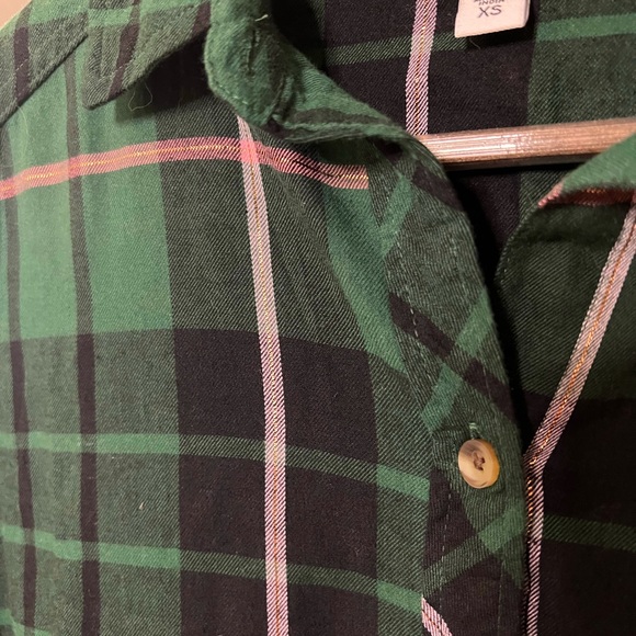 NOT FOR SALE The Supersoft Flannel Shirt Shimmery Holiday Plaid - Picture 3 of 6